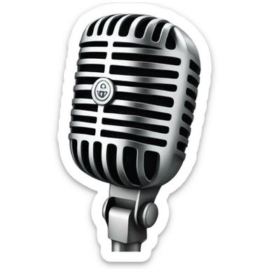 Microphone sticker