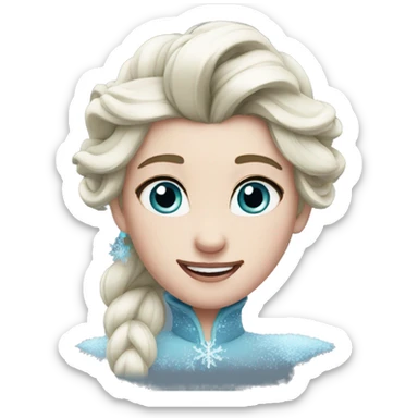 Frozen sticker
