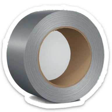 duct tape roll sticker