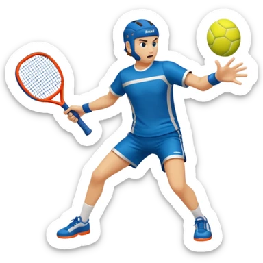 Padel smash sticker