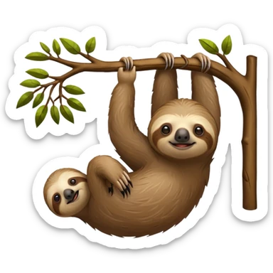 sloth sticker