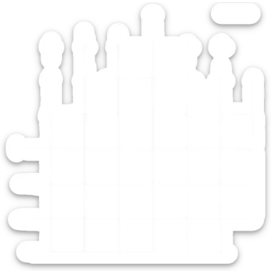 Light gray and white square with a checkered pattern 8x8 sticker