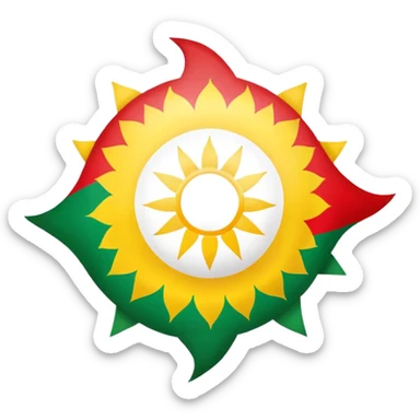 Kurdish flag emoji sticker