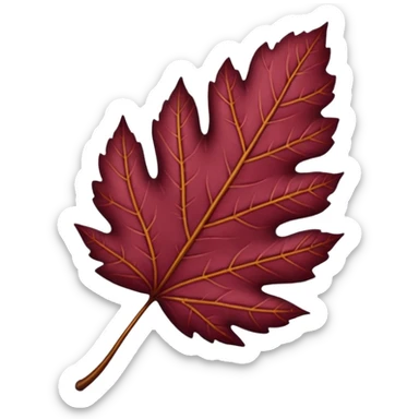 Aspa de borgoña sticker