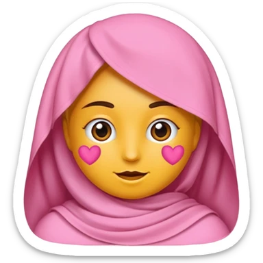 Kuş bakışından görünen üzerinde alev bulunan pembe bir mum çiz sticker