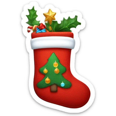 Christmas stocking  sticker