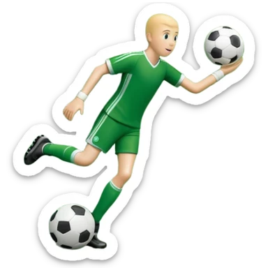 Dummy wall used for soccer training  sticker