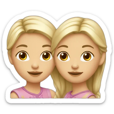 two Russian sisters sticker