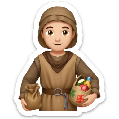 medieval merchant sticker