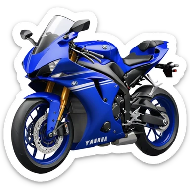 Yamaha YZF (Sportbike) - Yamaha YZF-R1 (Model Year: 2022) (Iconic colour: Blue) sticker