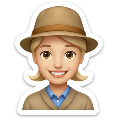 👌😁🧢 Combine these emojis and you get just the head without the body. sticker