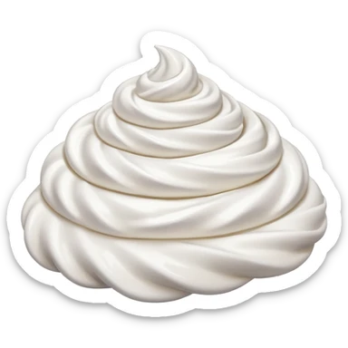 whipcream sticker
