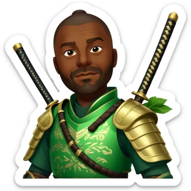 Emerald Samurai sticker