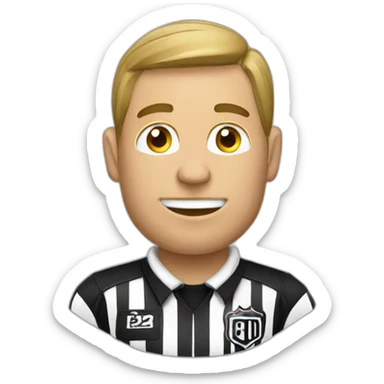 referee football sticker