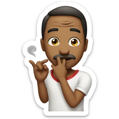 Blowing kiss sticker