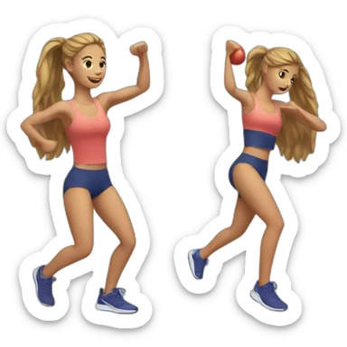 work out sticker