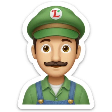 Luigi sticker