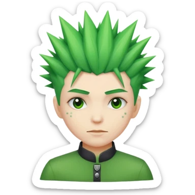green mutant hairdresser sticker