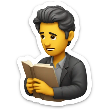 A writer tanking the readers with a heart sticker