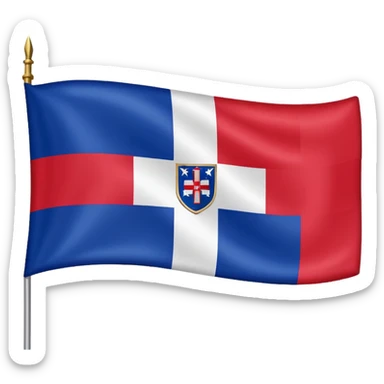 dominican republic flag sticker