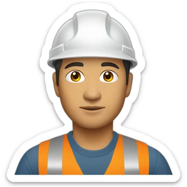 kyrgyzstan worker sticker