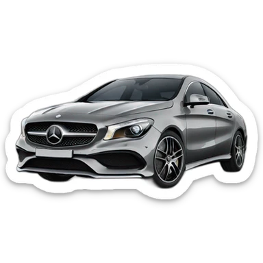 Mercedes CLA grey sticker
