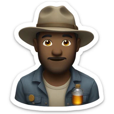 Moonshine sticker
