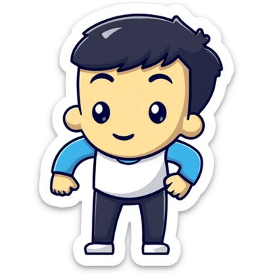 Shake my head  sticker