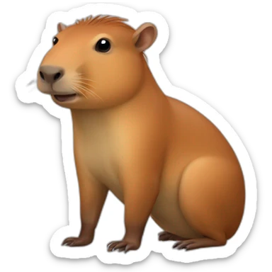 capibara argentinian sticker