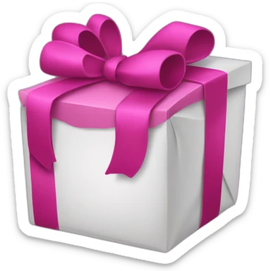 fucsia package sticker