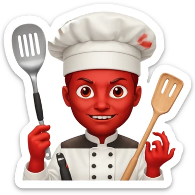 DEVIL CHEF  sticker