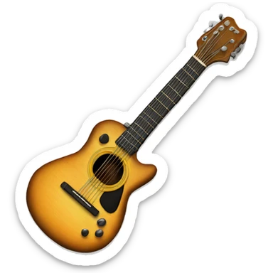 gitar çalan kedi sticker