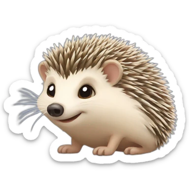 hedgehog sticker