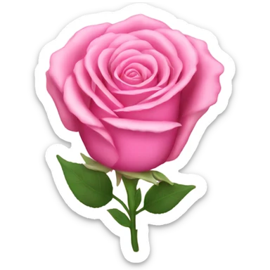 pink rose bouquet  sticker