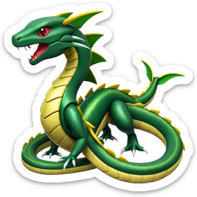 Mega rayuaza emoji sticker