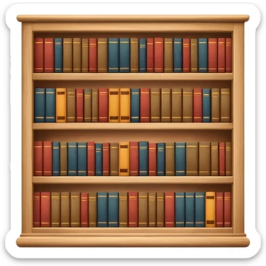 a bookshelf sticker