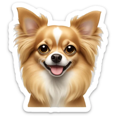 Longhaired Chihuahua sticker