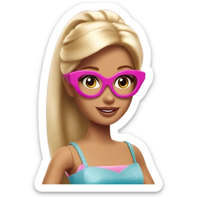 Barbie movie sticker