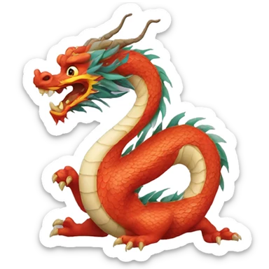 chinese dragon  sticker