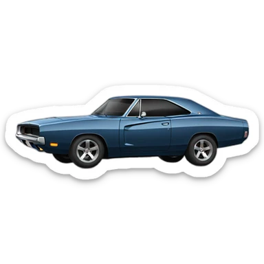 dodge charger car sticker