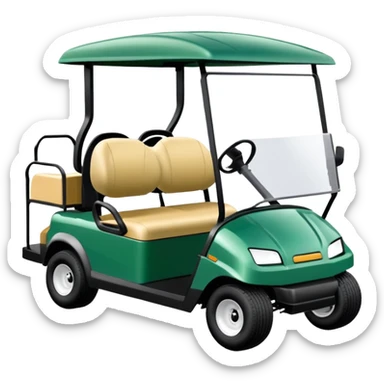 Club car golf cart sticker