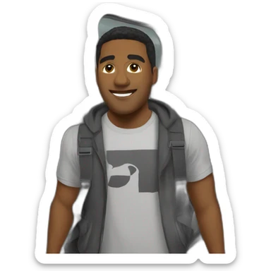 dans le metro bondé sticker