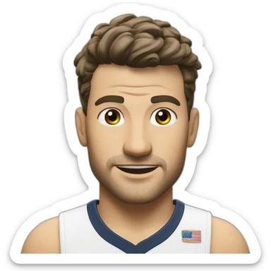 Luca poloni in volo verso berlino sticker