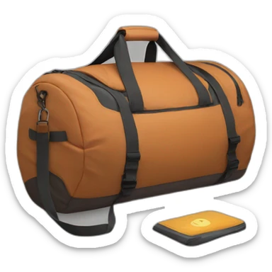 gym duffel bag sticker