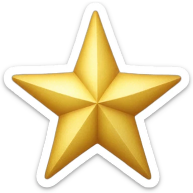 Christmas star sticker