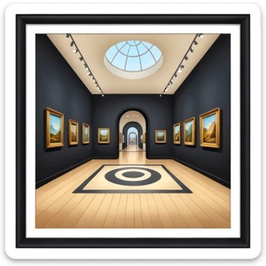 inside museum sticker