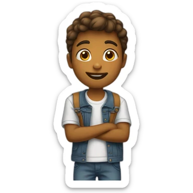 Garçon qui aime une fille sticker