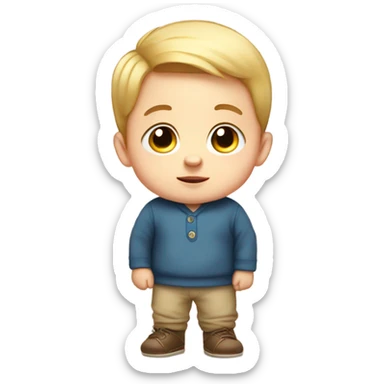 Baby boy sticker