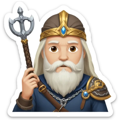 odin with Gungnir sticker