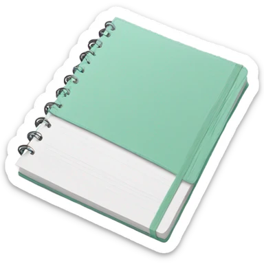 empty agenda sticker